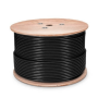 Cattex CAT6 Stp Cable 100M Black CAT6STP100MUV