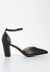 Edit Adley Anklestrap Block Heel - Black