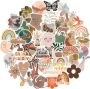 Vintage Vinyl Waterproof Aesthetic Stickers For Water Bottles Laptop Phone