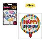 Balloon Helium Round Hbd ASTD2 45CM F-01 Marketplace Brits Bros