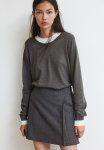 Fine-knit Jumper - Dark Grey Marl