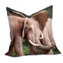 Elephant Bull Fight Luxury Scatter By Fanie Heymans Large