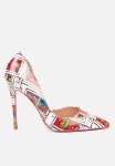 LOU18 Court Heel - White