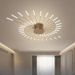 Modern Luxury LED Warm White Ceiling Lamp Indoor Living Room Dining Room Bedroom Fireworks Lamp