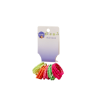 Neon Elastic Hairbands Assorted 30 Pack