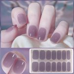 Nail Strips Women's Fashion Temperament Model Nail Stickers Self-adhesive Full Stick Nail Wraps Waterproof Nail Polish Strips Wa