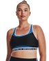 Women's Armour Mid Crossback Block Sports Bra - Victory Blue / Sm