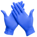 Examination Gloves Nitrile Powder Free - Black - 100 BOX