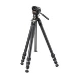 Veo 5 264AV14 Aluminium Tripod With Counterbalance Video Head For Cameras & Optics