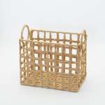 Rectangular Paper Rope Woven Basket - Medium 25 X 15 X 20CM