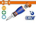 8-IN-1 Stubby Ratchet Screwdriver Set WSS8608