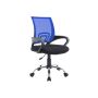 Everfurn Mid Back Office Chair -blue Swift Series