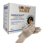 Powdered Sterile Latex Surgical Gloves Golden Hands
