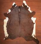 Aa Grade Cow Hide 440 Brown white XXL - Extra Extra Large Brown white Panelled