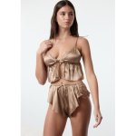 Ribbon Lingerie Set - Bronze