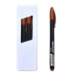 Ohp Permanent Markers - Brown 10 Pack F 0.6MM Bullet Tip