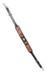 Challenger Western Floral Antique Tooled Leather Beaded Wither Breast Collar Strap 105FK02