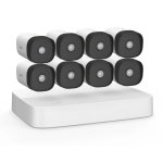 8 Channel Poe HD Video Security Bullet Cam Kit