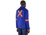 Site Premium Polycotton Jacket - Reflective Arms & Back - Orange Tape - 5XL Royal Blue