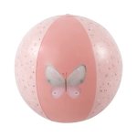 Beach Ball Little Pink Flowers