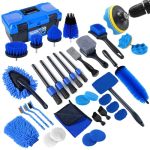 36PCS Car Detailing Kit Car Detailing Brush Set Car Cleaning Kit Auto Detailing Tools For Interior Exterior Wheels Professional