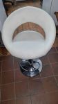 Leather Swivel Bar Chair