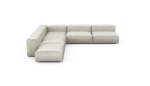 Five Module Corner Sofa - Velvet - Creme - 325CM X 325CM