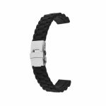 Killer Deals 16MM Universal Watch Replacement Silicone Strap- Black- M l - Best Bargains Online