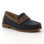 Lamar Loafer With Saddle - Navy - 8