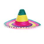 Colorful Mexican Hat With Tassel Sombrero