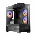 Syntech Antec CX500M Micro-atx Itx Argb Mini-tower Gaming Chassis Type-c - Black