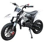 Syx Moto 2023 50CC 2 Stroke 3HP Mini Dirt Bike - Black & White