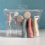 11PCS Travel Bottles Set For Toiletries Empty Refillable Travel Size Containers Travel Accessories For Shampoo Conditioner Liqui