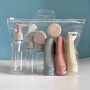 11pcs Travel Bottles Set For Toiletries Empty Refillable Travel Size Containers Travel Accessories For Shampoo Conditioner Liquids Lotion Soap Body Wash Travel Essentials