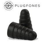 Plugfones Replacement Foam Ear Bud Black 10 Pack 5 Pairs PFPRP-FB10