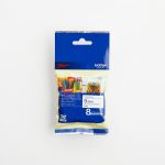 Brother M-k223 9mm X 8m Blue On White Non-laminated Tape