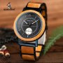 Bobo Bird Womens Stylish Casual Wooden Watches Simply Fashion Quartz Wristwatch {a:custom_size} {a:custom_color}