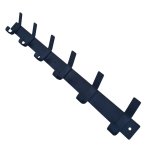 Lifespace 750MM Rustic Industrial Bespoke Utility Hook - 6 Hooks