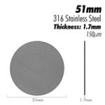 Coffee Accessories Puck Screen 316 Stainless Steel 51MM 1.7MM