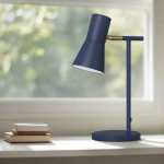 Kiva Table Lamp In Matt Black Pastel Green Matt White |midnight Blue - Midnight Blue