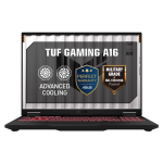 Asus Tuf A16 16" Fhd+ Amd Ryzen 7 16GB DDR5 RAM 1TB SSD Nvidia RTX5050 8GB Gaming - Jaeger Gray