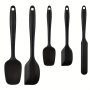 6pcs Silicone Spatula Spatula Cake Cream Spatula High Temperature Resistant Food Grade Silicone Cooking Set Cake Baking Tools Suitable For Christmas Halloween Thanksgiving And
