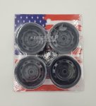– 1.9" Metal Beadlock Wheels – Black 4PCS