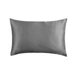 Indulgence Satin Pillowcase Standard Pair Charcoal
