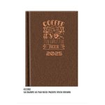 A5 Diary Page A Day Rock 2027 Brown