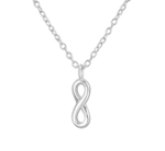 C1130-C36501 - 925 Sterling Silver Infinity Necklace