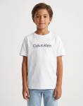 Calvin Klein Kids Inst Logo White T-Shirt - 14Y White