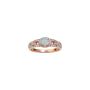 S925 Sterling Silver Iridescent Opal Ring Valentine's Day Gift