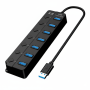 Laptop USB 3.0 Hub With 7 Ports And Independent Switches