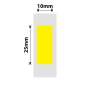NB267 - NIIMBOT - D11 / D101 / D110 / H1S - 10X25MM - 240 YELLOW LABELS